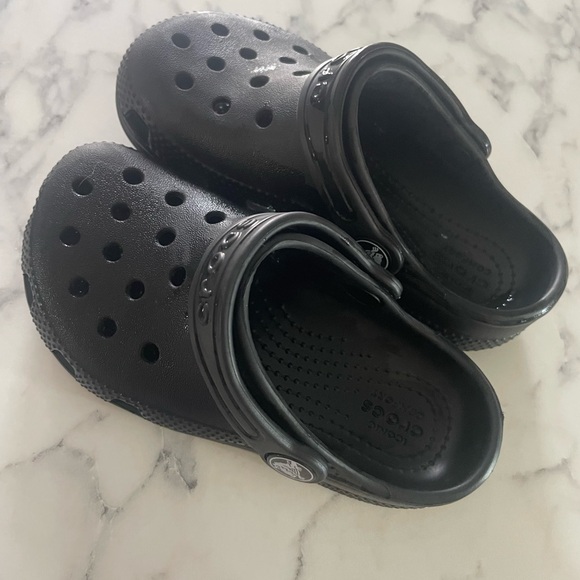 CROCS Other - Toddler size 9c black crocs